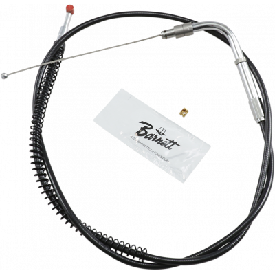 Cable de acelerador/ralentí en vinilo negro BARNETT 101-30-30026-06