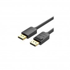 Vention Cable Displayport 1.2 4K HACBJ/ Displayport Macho - Displayport Macho/ 5m/ Negro