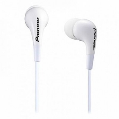 AURICULARES INTRAUDITIVOS PIONEER SE-CL502-W BLANCOS - DRIVERS 9MM - 20-20000HZ - 100DB - JACK 3.5MM - CABLE 1.2M