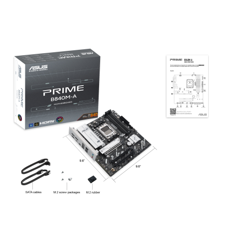 ASUS PRIME B840M-A-CSM Zócalo AM5 micro ATX