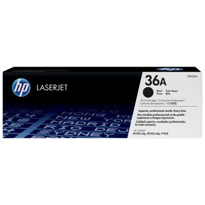HP CB436A Negro Cartucho de Toner Original - 36A