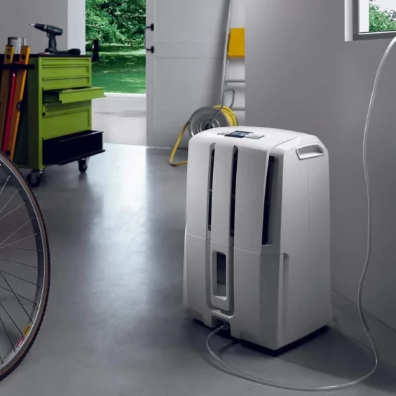 Deshumidificador De'Longhi DD230P, 30 litros/día, 54 dB, drenaje continuo, blanco - imagen 3