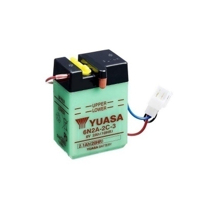 Yuasa battery 6N2A-2C-3 Dry charged (sin electrolito) 6N2A-2C-3