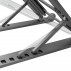 Aisens Soporte De Sobremesa Ajustable Para Portatil / Tablet, Gris Oscuro