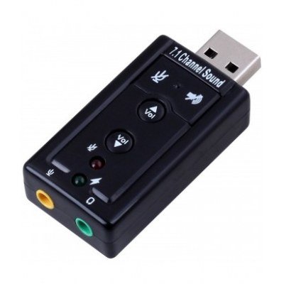 Adaptador de audio ewent ew3762 7.1 - usb 2.0