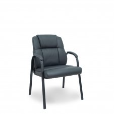 Piqueras y Crespo Sillón confidente Opti543 similpiel negro