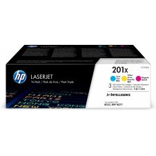 Hp laserjet pro m252n 201x pack 3 toner alta capacidad cyan - magenta - yellow