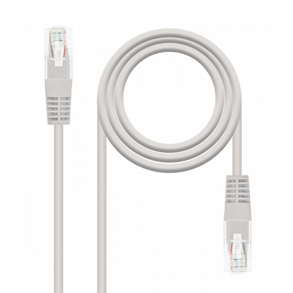 Nanocable - CABLE RED LATIGUILLO LSZH CAT.6 UTP AWG24, 0.5 M