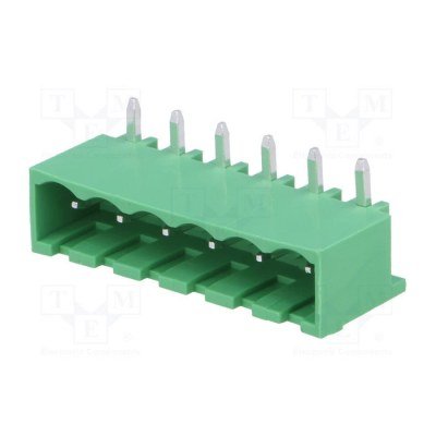 Regleta Bornas Macho Cto. Impreso 4Pin paso 3,81mm