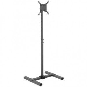 Soporte TV de suelo inclinable Aisens FT42TE-261, 13-42 pulgadas, hasta 20 kg, VESA 200 x 200 mm, incl. 0°/+30°, altura ajustable, negro