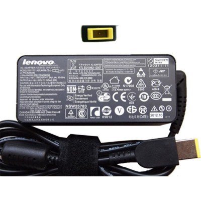 Cargador original para portátil Lenovo 65W 20V 3.25A Conector rectangular / OEM