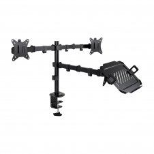 TooQ Soporte de Mesa para 2 Pantallas 17