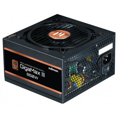FUENTE DE ALIMENTACION ZALMAN GIGAMAXIII 850W 80 + BRONZE ATX NEGRO