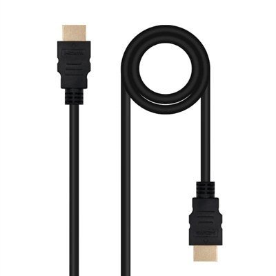 Cable nanocable hdmi v2.0 4k@60hz 18gbps a - m - a - m - 1.5 m - negro