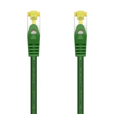AISENS - CABLE DE RED RJ45 LSZH CAT.7 600 MHZ S/FTP PIMF AWG26, VERDE,