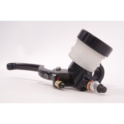 BERINGER Classic Racing Axial Brake Master Cylinder Ø14,5mm Plug-In Reservoir Black (Type A Lever - 16cm Black) BARR10B-MLEAB