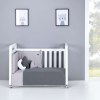 Protector cuna 60x120 cm (reversible 2 caras) 128 Stone Grey · Alondra