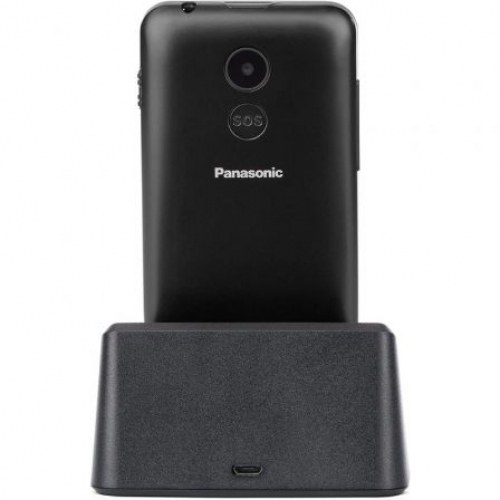 Teléfono Móvil Panasonic KX-TU155EXBN para Personas Mayores/ Negro