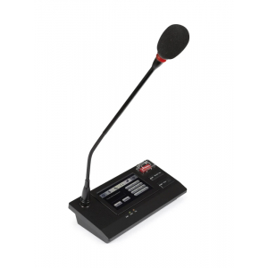 Micrófono con selector de zonas para sistema de megafonía y alarma por voz EN 54 ZS Fonestar ZS-200M