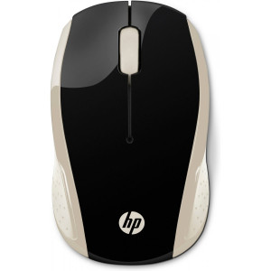 Ratón Inalámbrico HP 200/ 1000 DPI/ Dorado