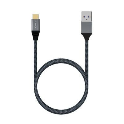 AISENS CABLE USB 3.1 GEN2 ALUMINIO 10GBPS 3A. TIPO USB-CM-AM. GRIS. 0.5M