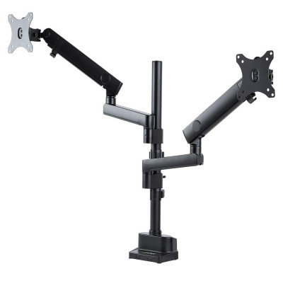 Soporte mesa startech vesa hasta 32 pulgadas 100x100 brazo doble max 8kg - brazo
