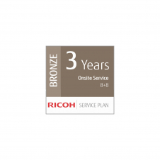 Ricoh Plan de Servicio Bronce a 3 años (Producción de Volumen Bajo)