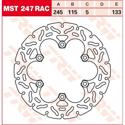 Discos de freno RAC TRW MST247RAC