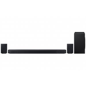 Barra de sonido Samsung HWQ990D, 11.1.4, 656W, Dolby Atmos, WiFi, negro