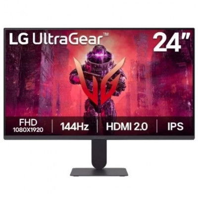Monitor Gaming LG UltraGear 24G411A-B 23.7/ Full HD/ 1ms/ 144Hz/ IPS/ Negro