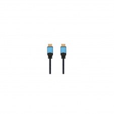 CABLE AISENS HDMI MACHO A HDMI MACHO MULTIPLE APANTALLAMIENTO Y RECUBRIMIENTO NYLON 10M NEGRO AZUL A120-0360