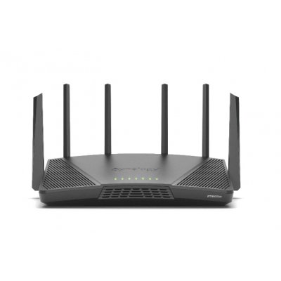 RT6600ax Router WiFi6 1xWAN 3xGbE 1x2.5Gb router inalámbrico Tribanda (2,4 GHz/5 GHz/5 GHz) Negro