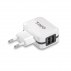 Tooq Cargador De Red Usb 2Xusb 5V 3.4A Blanco