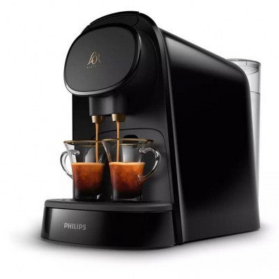 Cafetera philips l'or barista negro boquilla doble - jarra 1l - desconexion automatica