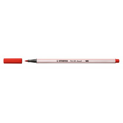 Pen 68 brush rotulador Medio Rojo 1 pieza(s)