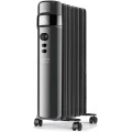 Radiador de aceite Taurus Agadir Connect 1500, 1.500 W, 7 elementos, modo Eco, WiFi, negro