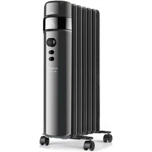 Radiador de aceite Taurus Agadir Connect 1500, 1.500 W, 7 elementos, modo Eco, WiFi, negro