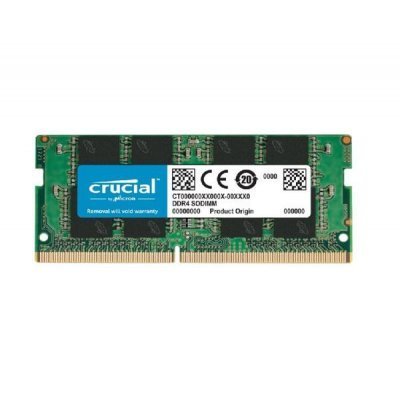 Memoria RAM Crucial 8GB/ DDR4/ 3200MHz/ 1.2V/ CL22/ SODIMM