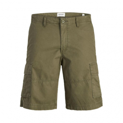 Pantalón Corto JACK & JONES JPSTCOLE MATEO CARGO SHORT MID 12274389 Verde Verde