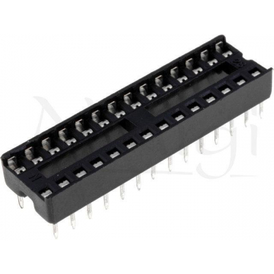 Zocalo Circuito Integrado 28Pin Plano Estrecho raster 2,54mm