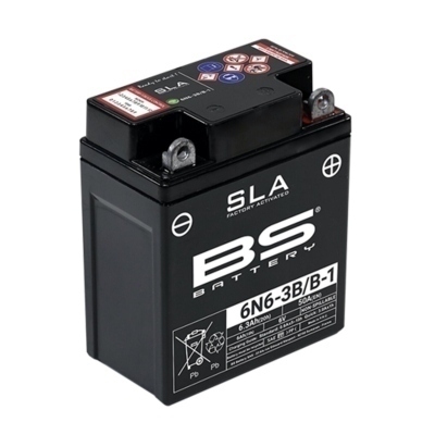 Bateria BS BATTERY SLA sin mantenimiento activada de fábrica - 6N6-3B/B-1 300917