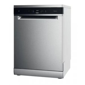 Lavavajillas Whirlpool WFC 3C34 P X, 60 cm, 14 servicios, clase D, 85 kWh año, 44dB, 8 programas, inox