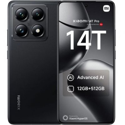 Smartphone Xiaomi 14T Pro 12GB/ 256GB/ 6.67/ 5G/ Negro Titanio
