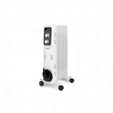 Orbegozo 18024 calefactor eléctrico Interior Negro, Blanco 1500 W Radiador de aceite eléctrico