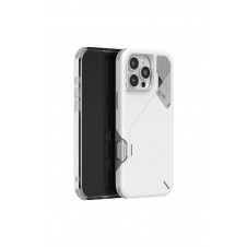 Aulumu A16 MagSafe iPhone 16 Pro Max Funda Antigolpes Blanca