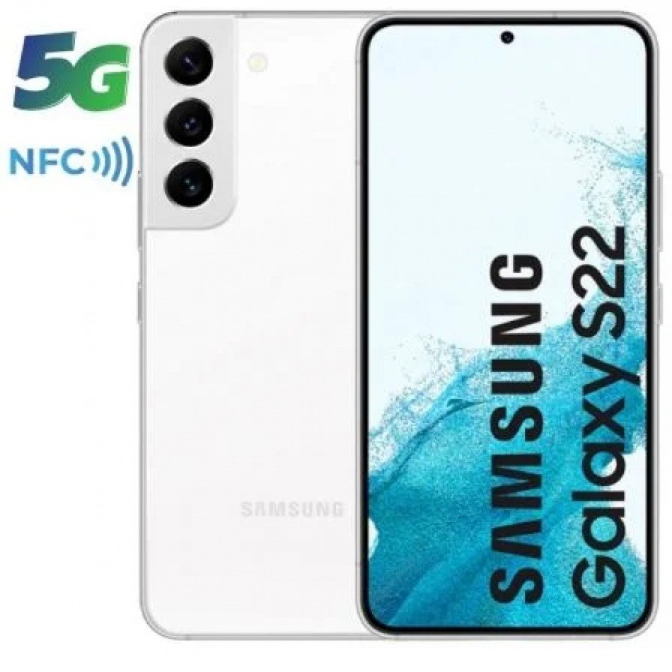 Smartphone Samsung Galaxy S22 8GB/ 128GB/ 6.1/ 5G/ Blanco