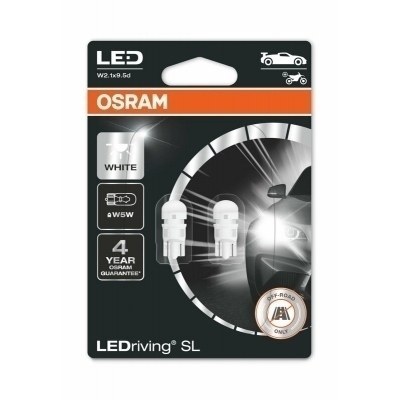 OSRAM Retrofit LEDriving W5W Light Bulbs 12V 0,8W 2825DWP-02B