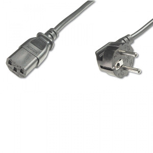 Ewent Cable alimentación 1,8m (IEC320 to C13)