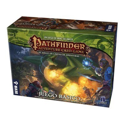 Jueo de cartas devir aventuras de panthfinder juego básico