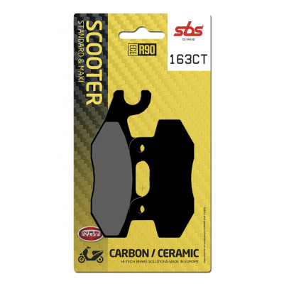 CT Scooter Carbon Tech Organic Brake Pads SBS 163CT